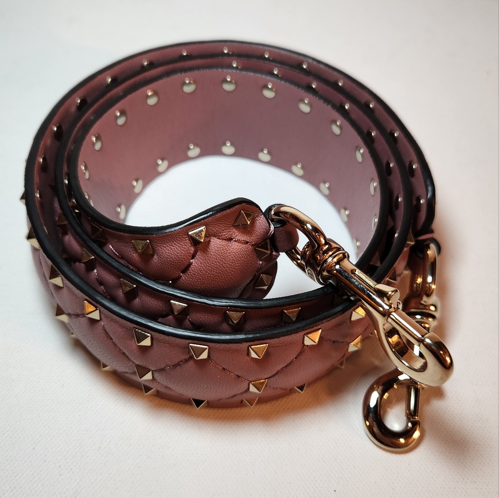 Valentino Garavani Rockstud guitar purse strap